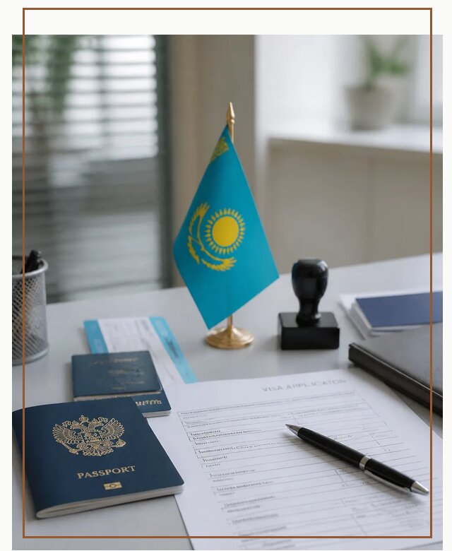 Оформление визы в Казахстан для поездки и работы в Воркуте